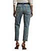 Lauren Ralph Lauren Paint Splash Tapered Ankle Boyfriend Jeans, Color:Alicia Wash - Image 2