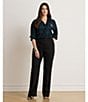 Lauren Ralph Lauren Twill Plaid Point Collar Long Sleeve Top - Image 5