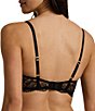 Color:Black - Image 2 - Unlined Full-Coverage Lace Bra