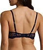 Lauren Ralph Lauren Unlined Full-Coverage Lace Bra, Color:Navy - Image 2