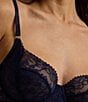 Lauren Ralph Lauren Unlined Full-Coverage Lace Bra, Color:Navy - Image 4