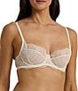 Color:Ivory - Image 3 - Unlined Full-Coverage Lace Bra