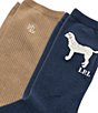 Lauren Ralph Lauren Vizsla Dog Crew Sock, 2 Pack - Image 2