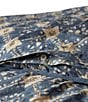 Color:Indigo Blue - Image 4 - Walker Geometric Motif Cotton Duvet Cover Set
