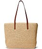 Lauren Ralph Lauren Whitney Medium Straw Tote Bag - Image 2