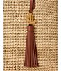 Lauren Ralph Lauren Whitney Medium Straw Tote Bag - Image 5