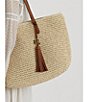 Lauren Ralph Lauren Whitney Medium Straw Tote Bag - Image 6
