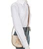 Lauren Ralph Lauren Witley Medium Canvas Crossbody Bag, Color:Natural Buff - Image 4