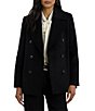 Lauren Ralph Lauren Wool Blend Notch Lapel Button Front Double Breasted Coat - Image 1