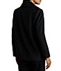Lauren Ralph Lauren Wool Blend Notch Lapel Button Front Double Breasted Coat - Image 2
