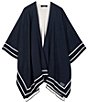 Lauren Ralph Lauren Wool Border Ruana - Image 4