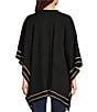 Lauren Ralph Lauren Wool Border Ruana - Image 2