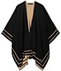 Lauren Ralph Lauren Wool Border Ruana - Image 4
