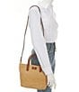 Lauren Ralph Lauren Brie Medium Straw Tote Bag, Color:Natural - Image 4