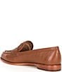 Color:Deep Saddle Tan/Antique Natural - Image 3 - Wynnie II Woven Leather & Raffia Loafers
