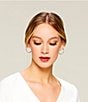 Lauren Ralph Lauren Silver Thin Hoop Earrings - Image 3