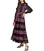 Layered With Love Lindsay Printed Long Sleeve Maxi Dress - Image 3