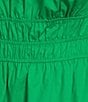 Layered With Love Plus Size Square Neck Elastic Waist Cotton Poplin Sleeveless Maxi Dress, Color:Green - Image 3