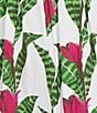 Layered With Love Poplin Floral Print Square Neck Sleeveless Bubble Hem A-Line Mini Dress, Color:Palm Royale - Image 3