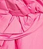 Layered With Love Poplin Square Neck Sleeveless Rosette A-Line Mini Dress, Color:Pink Carnation - Image 3