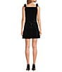 Layered With Love Velvet Bow Shoulder Straps Mini Dress - Image 2