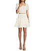 Color:White - Image 3 - Chloe Tiered Ruffle Tie Waist Pull-On A-Line Coordinating Skirt