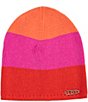 Color:Cherry - Image 1 - Colorblock Slouch Beanie