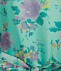 Color:Scattered Bouquet - Image 3 - Floral Print Crew Neck Long Sleeve Tiered Hem Dress