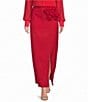 Le' AL.X 3D Rosette Maxi Pencil Skirt - Image 1