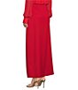 Le' AL.X 3D Rosette Maxi Pencil Skirt - Image 4