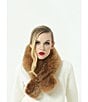 Le' AL.X Alpaca Fur Loop Scarf, Color:Toast - Image 3