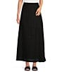 Color:Black - Image 1 - Coordinating Linen A Line Maxi Skirt
