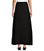 Color:Black - Image 2 - Coordinating Linen A Line Maxi Skirt
