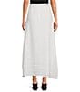Color:White - Image 2 - Coordinating Linen A Line Maxi Skirt