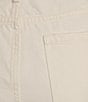 Le' AL.X Denim Built-In Western Belt High Rise Straight Leg 5-Pocket Jeans, Color:Creme - Image 4