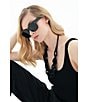 Le' AL.X Glass Beaded Chain Corded Adjustable Necklace, Color:Black - Image 4