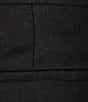 Color:Black - Image 4 - High Rise Linen Bermuda Trouser Shorts