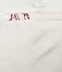 Le' AL.X Horse Motif Satin High Rise Coin Pocket Trouser Coordinating Shorts, Color:Ecru/Spice - Image 4