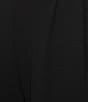 Le' AL.X Knit High Rise Trouser Lounge Coordinating Pants, Color:Black - Image 4