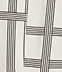 Le' AL.X Knot Print Woven V-Neck Sleeveless Button Front Coordinating Vest, Color:Ivory/Black - Image 4