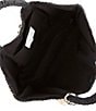 Le' AL.X Natural Paper Raffia Tiered Tassel Tote Bag, Color:Natural/Black - Image 3