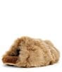 Le' AL.X Shearling Alpaca Fur Blend Slippers, Color:Toast - Image 2
