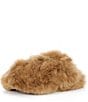 Le' AL.X Shearling Alpaca Fur Blend Slippers, Color:Toast - Image 4