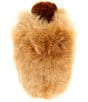 Le' AL.X Shearling Alpaca Fur Blend Slippers, Color:Toast - Image 5