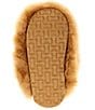Le' AL.X Shearling Alpaca Fur Blend Slippers, Color:Toast - Image 6