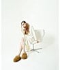 Le' AL.X Shearling Alpaca Fur Blend Slippers, Color:Toast - Image 7