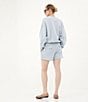 Le' AL.X Soft Organic Cotton Knit Crew Neck Long Sleeve Coordinating Sweatshirt, Color:Sky Blue - Image 6