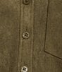 Le' AL.X Suede Crocodile Collared Long Sleeve Coordinating Jacket - Image 4