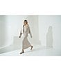 Le' AL.X Wool Blend Woven Notch Lapel Long Sleeve Button Front Cropped Coordinating Blazer, Color:Heather Ivory - Image 13