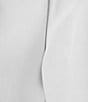 Le' AL.X Woven Crew Neck Dropped Short Sleeve Split Hem Blouse, Color:Pearl - Image 3